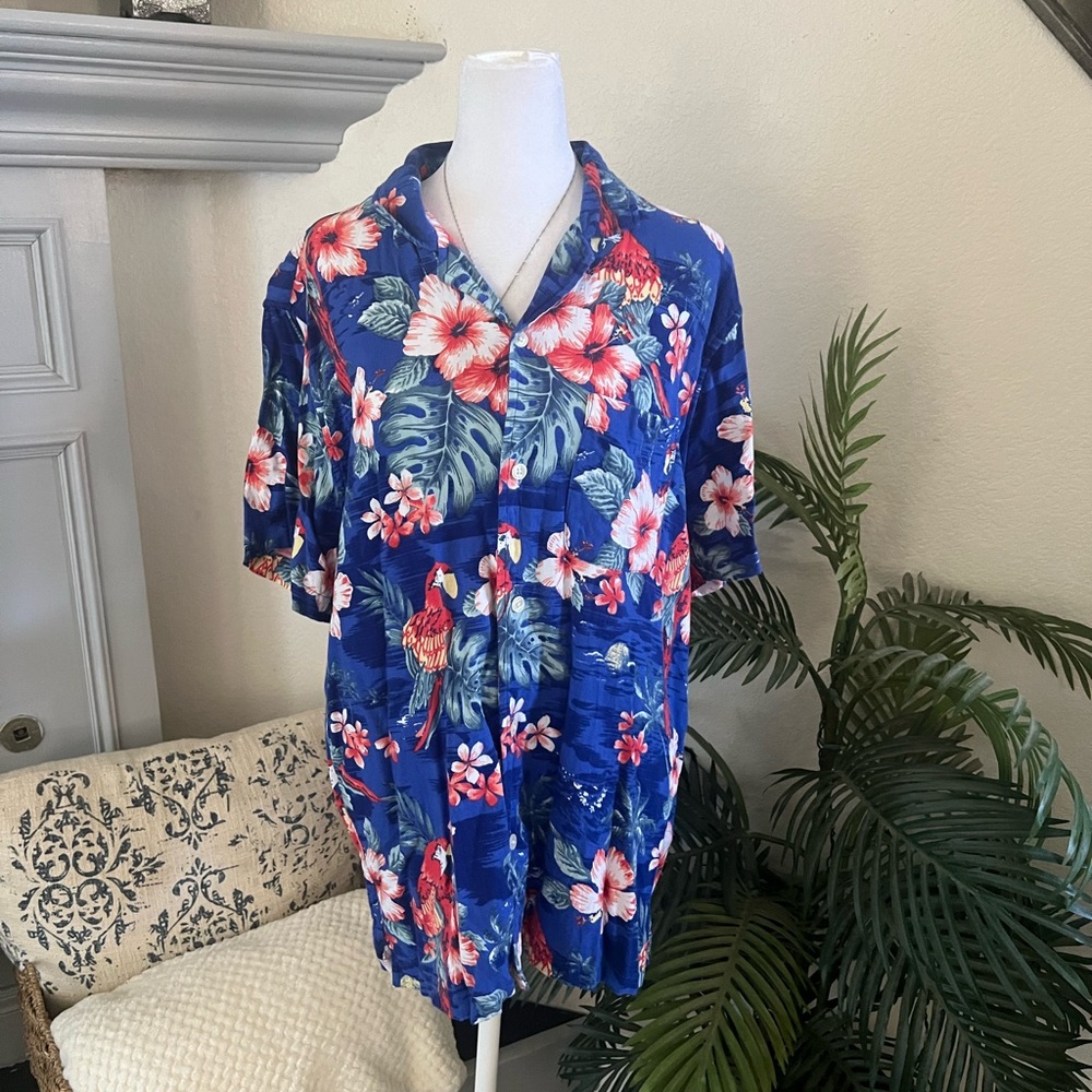 Abercrombie & Fitch Tropical Party Shirt Size L - Picture 5 of 9